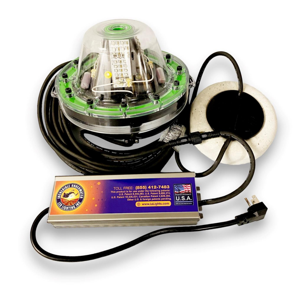 green LED dock fishing light